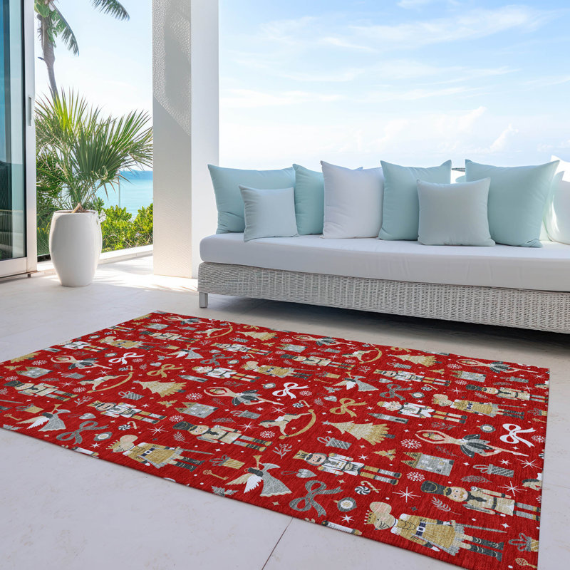 Tapis tissé à la machine Xhevrie, Rectangulaire 3 pi x 5 pi