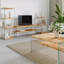Aristes Unfinished TV Stand for TVs up to 50"