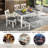 6-Piece Dining Table Set with Bench