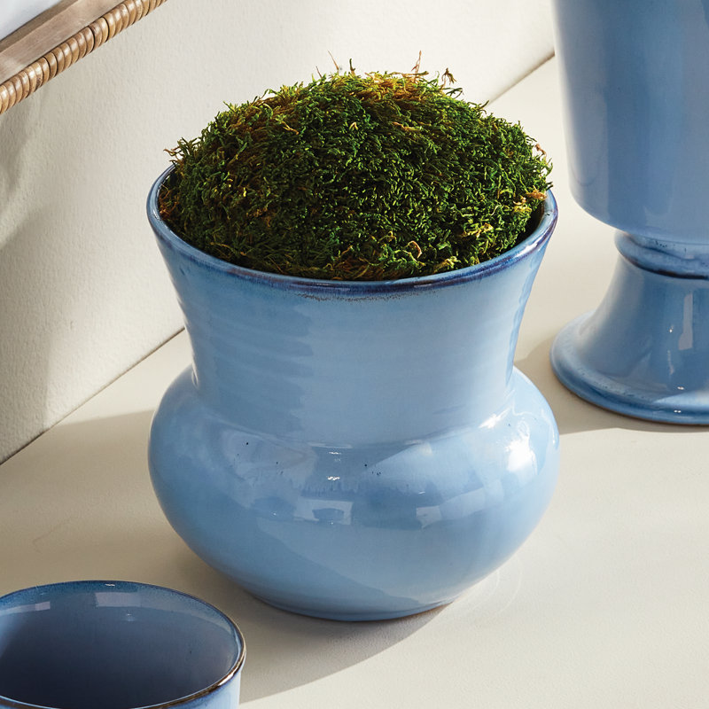 Delaney Pot Planter, Blue, 5.5" H x 5.5" W x 5.5" D