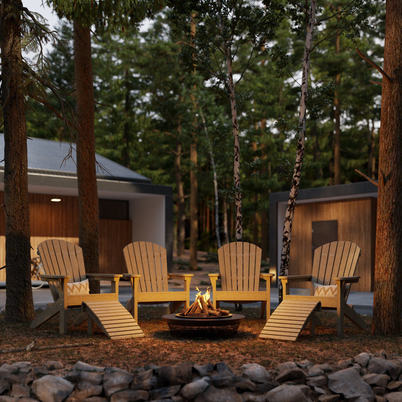 Chaise Adirondack Heritage Sunset, Bois patiné