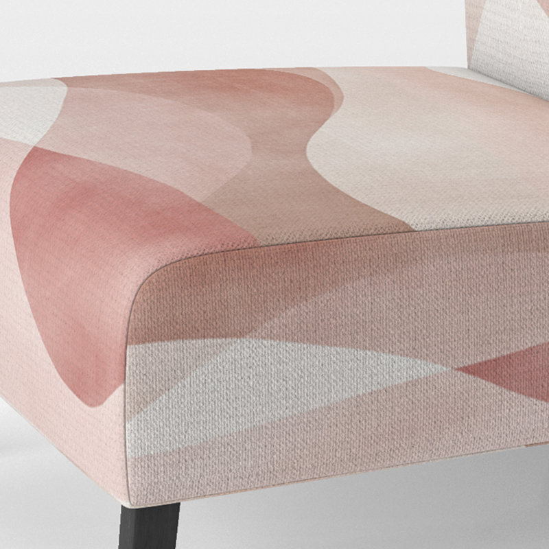 Fauteuil de chambre Abstract Minimalisme, Slipper Armless