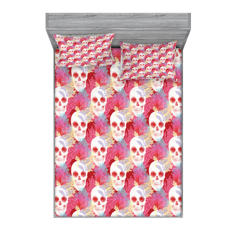 Microfiber Sheet Set, Queen Sheet Set with Fitted Sheet
