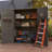 EHHLY Vertical Resin Storage Shed, 60 Cuft Garden Tool Sheds & Outdoor Storage, Plastic Outdoor Storage Cabinet Waterproof, 5.6 x 2.3 ft Backyard Outside Lawn Mower Storage Shed-114160484