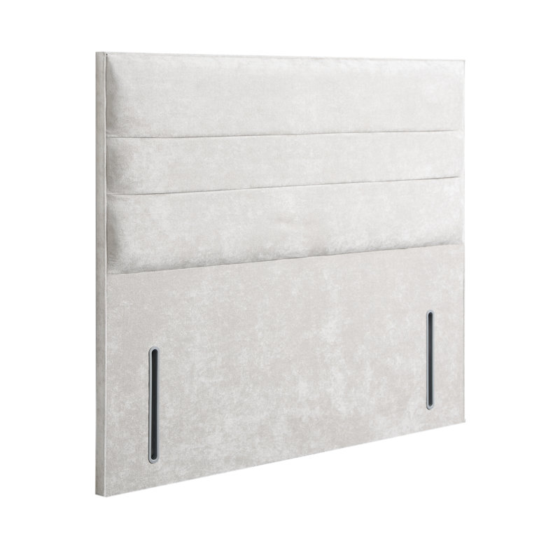 Naples Floor Standing Headboard, Small Double (4'), Kensington, Pearl