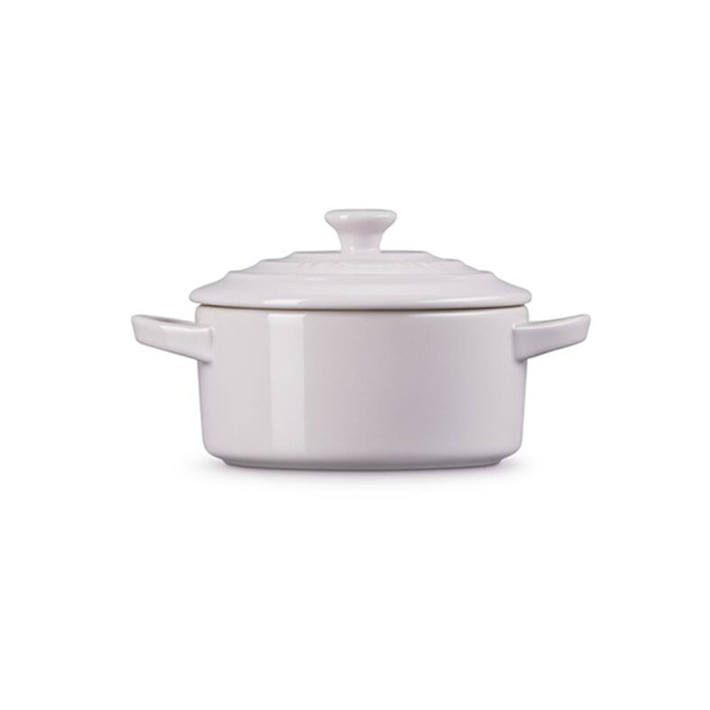 Le Creuset Stonware Mini Round Cocotte, Shallot