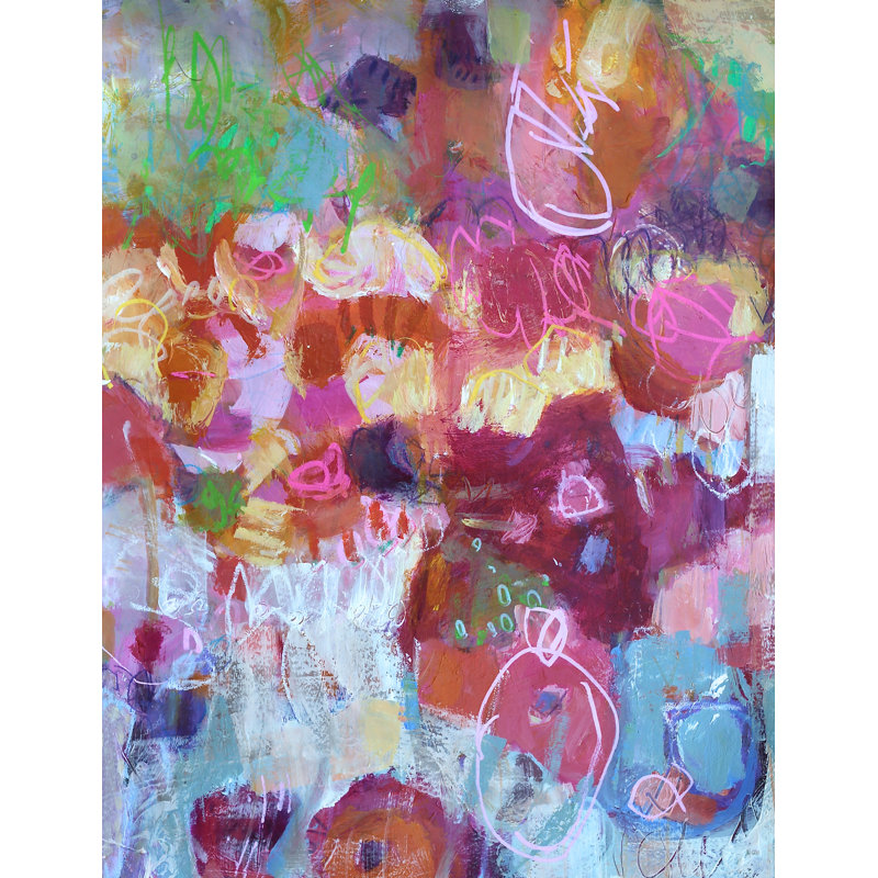 «Beautiful Day» par Elizabeth Chapman - Peinture, H 31,25 po x l 25,25 po