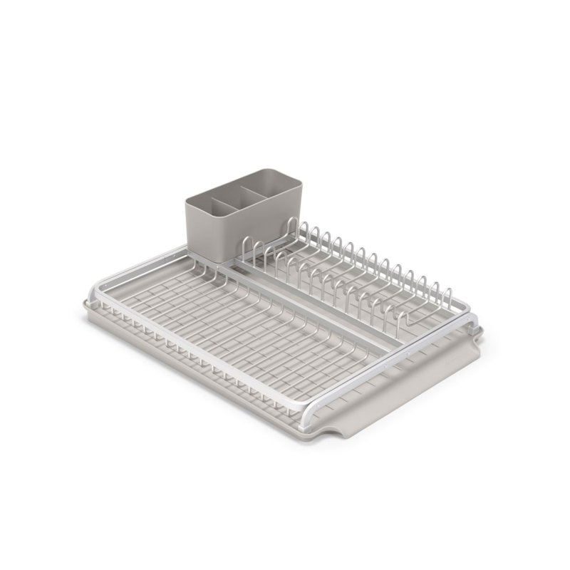 Brabantia Sinkside Large Aluminium Dish Drying Rack, Mid Gray