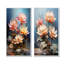 Fleurs de lotus fusionnent avec graffiti - lot de 2 décorations murales lotus-102583904-102583905