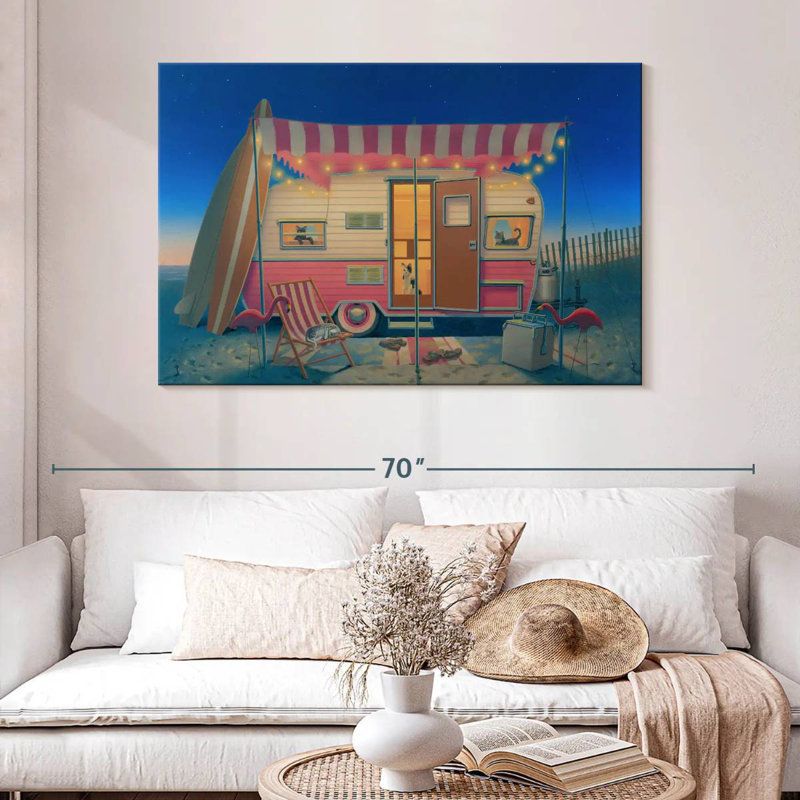 Senne Happy Campers, 32" H x 48" W