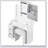 Compact 29.2-Inch Vanity Table With LED Mirror, Power Station, And Hair Dryer Bracket For Small Bedrooms-1194500399