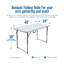 Table pliante portative 48 po
