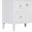 Meuble-lavabo de 30 po avec lavabo, meuble-lavabo avec un tiroir rabattable et deux tiroirs, tablette réglable, bois massif et panneau de fibres à densité moyenne-120330032
