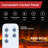 Wall-Mounted Electric Fireplace With  Led Lighted Mantel And Remote, Modern Indoor Heating Accent-896582504
