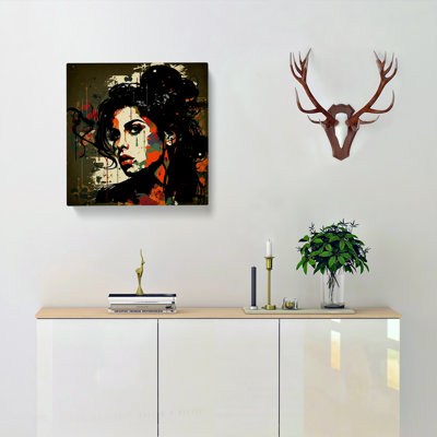 Amy Winehouse Bauhaus - Wrapped Canvas