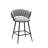 Upholstered Counter Stool With Metal Frame-244897757-244897749