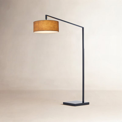 Stretch 87" Linen Chairside Lamp