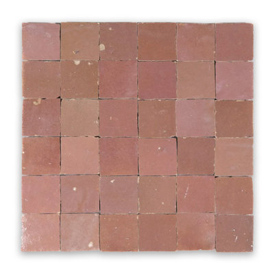 Oliva Zellige 2”x2” Square Mosaic Wall Tile