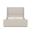 Base de lit tête de lit sophistiquée en velours côtelé avec repose-pieds avec rangement de 130 L-114346628-114346629