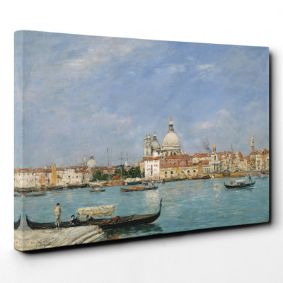 Venice by Eugene Boudin - No Frame Painting on Canvas