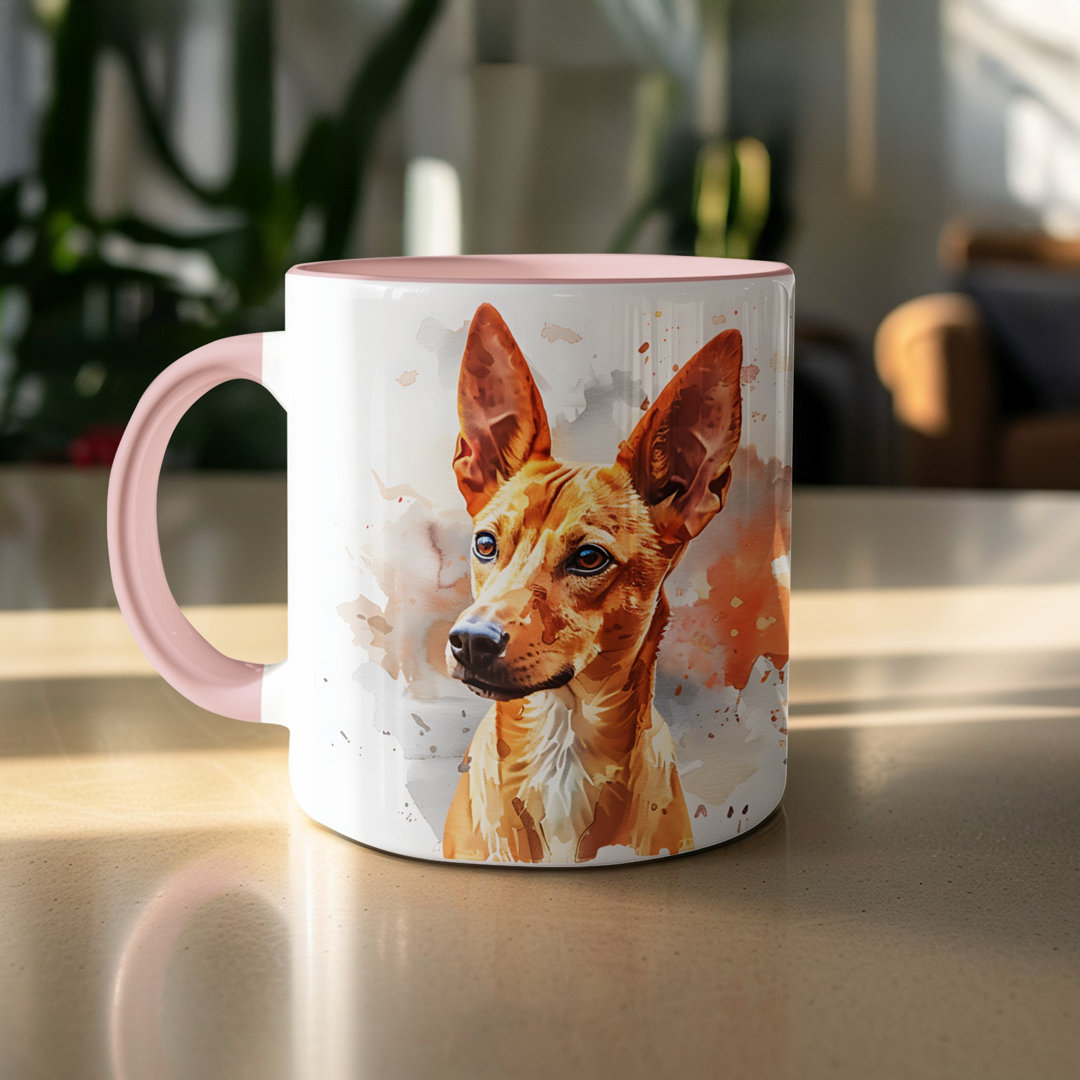 Siberian Husky Watercolor Design 11oz Coffee Mug