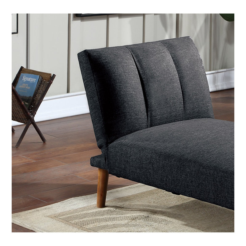 Canapé modulaire 2 pièces Polyfiber, Noir