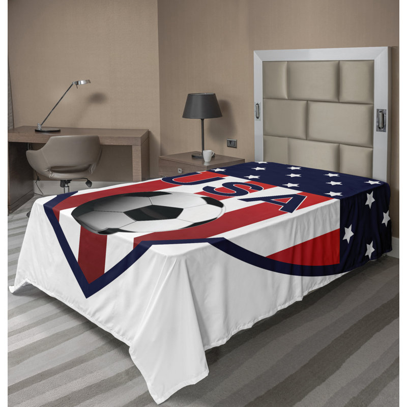 Microfiber No Pattern And Not Solid Color Flat Sheet, Twin Flat Sheet