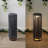 Sawara 26.75" Modern Minimalist Faux Rattan Integrated Indoor/Outdoor LED Solar Powered Lantern-115951209-115951212