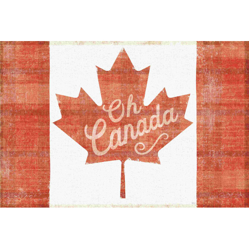 Oh, drapeau du Canada, H 8 po x l 12 po