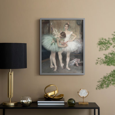 Vintage Portrait Print XC Framed Print - Solid Wood