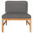 Teak Patio Chair with Cushions-58919156