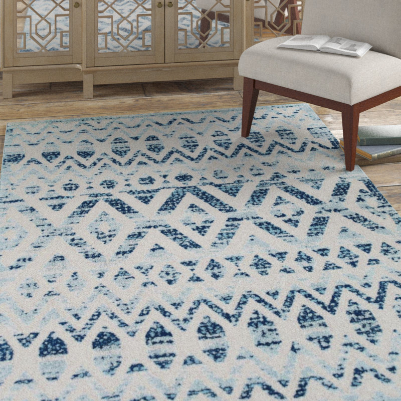 Tapis intérieur / extérieur The Curated Nomad Skyline, Rectangle de 5 pi x 8 pi