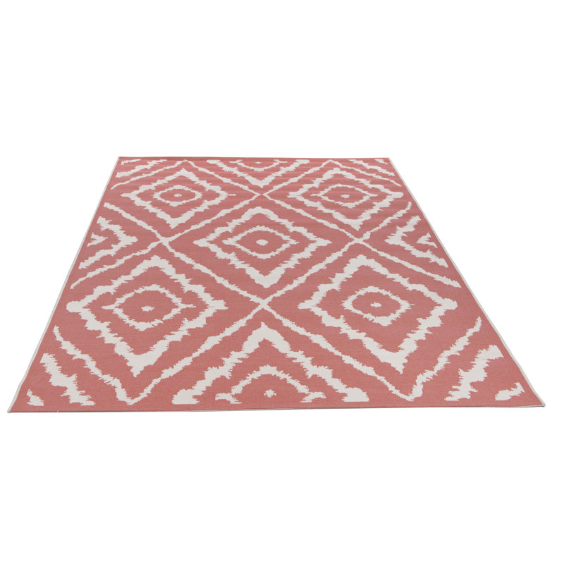Geometric Hand Woven Indoor / Outdoor Area Rug, Rectangle 160 x 230cm