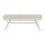 Banc contemporain tapissier Beige