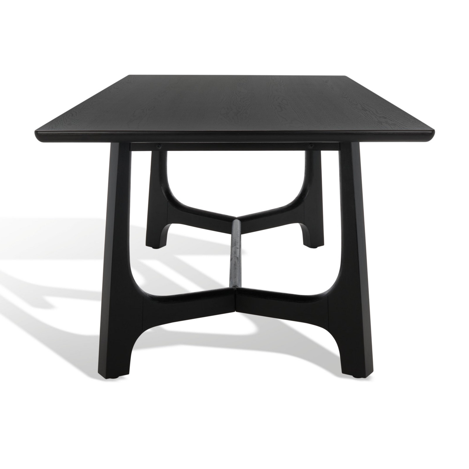 Burk 76" Dining Table, Black