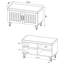 Banc de rangement 2 portes Clackamas-1599735193