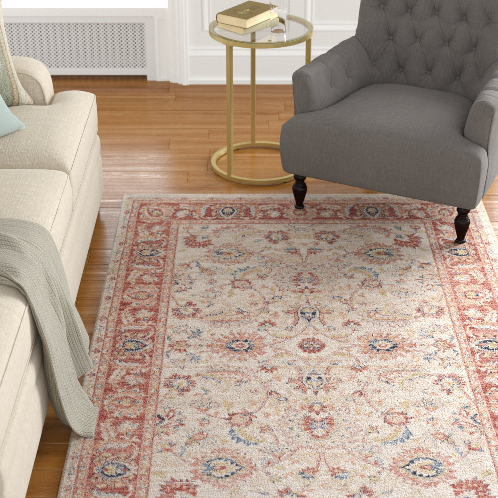 Bourgoin Oriental Indoor Rug Charlton Home® Rug 