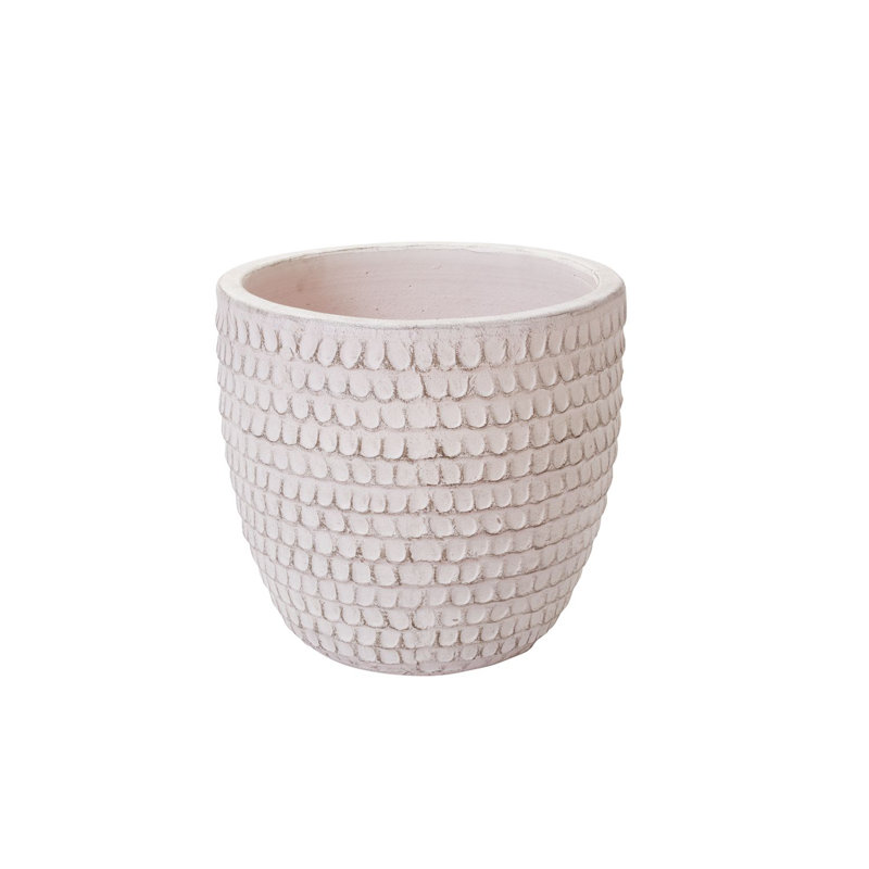 Chrysa Ceramic Pot Planter, 15.5" H x 16.75" W x 16.75" D