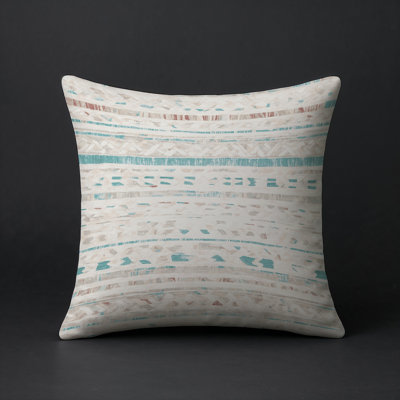 Modern Contemporary Indoor and Outdoor Throw Pillow