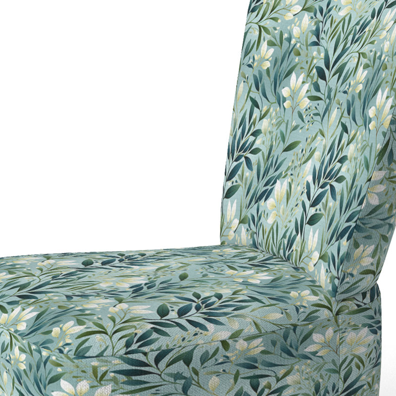 Chaise d'appoint rembourrée Oceanic Foliage