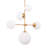Gerane Modern Gold 5 Light Chandelier