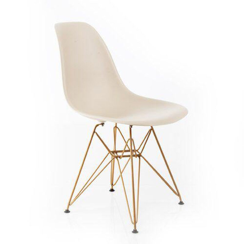 Chaise d'appoint Kiswanna, Crème