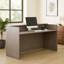 Bureau de réception Jery, panneau de modestie 71 po, gris fumée Driftwood-118318934-118318936