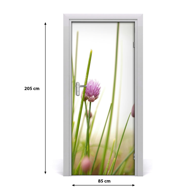 Veneer Chives Door Decal