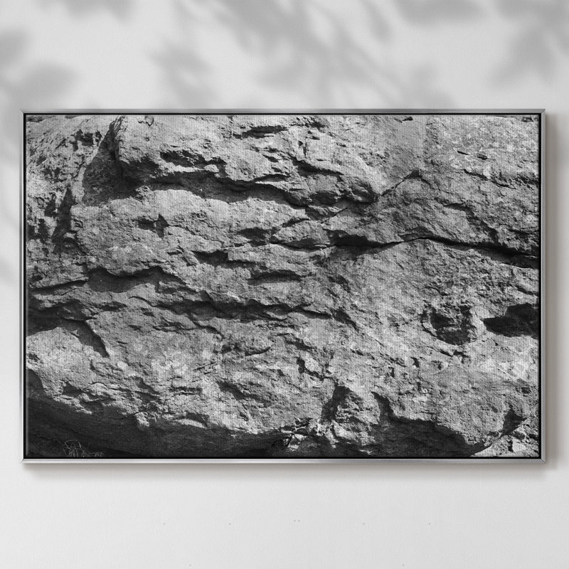 Found Textures XV - Toile encadrée de qualité supérieure - prête à être accrochée, H 17 po x l 25 po x P 2 po