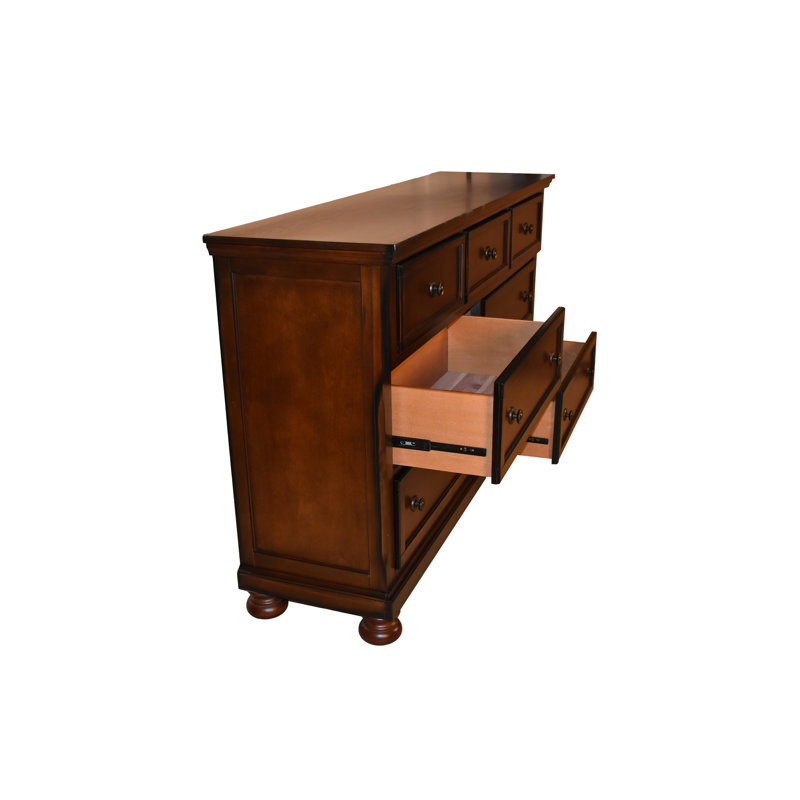 Table de chevet Baltimore noyer foncé