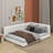 Queen Size Upholstered Platform Bed With USB-902440504-902440506