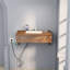 Bureau de chargement mural, petite table de rangement murale pour les petites pièces-1344713844
