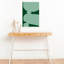 «Stacked Sage Harmony», reproduction d'art mural abstrait contemporain, forêt minimaliste, nature-129965357