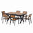 Embellish 7-Piece Iron Patio Dining Set With 6 Chairs-1059560600